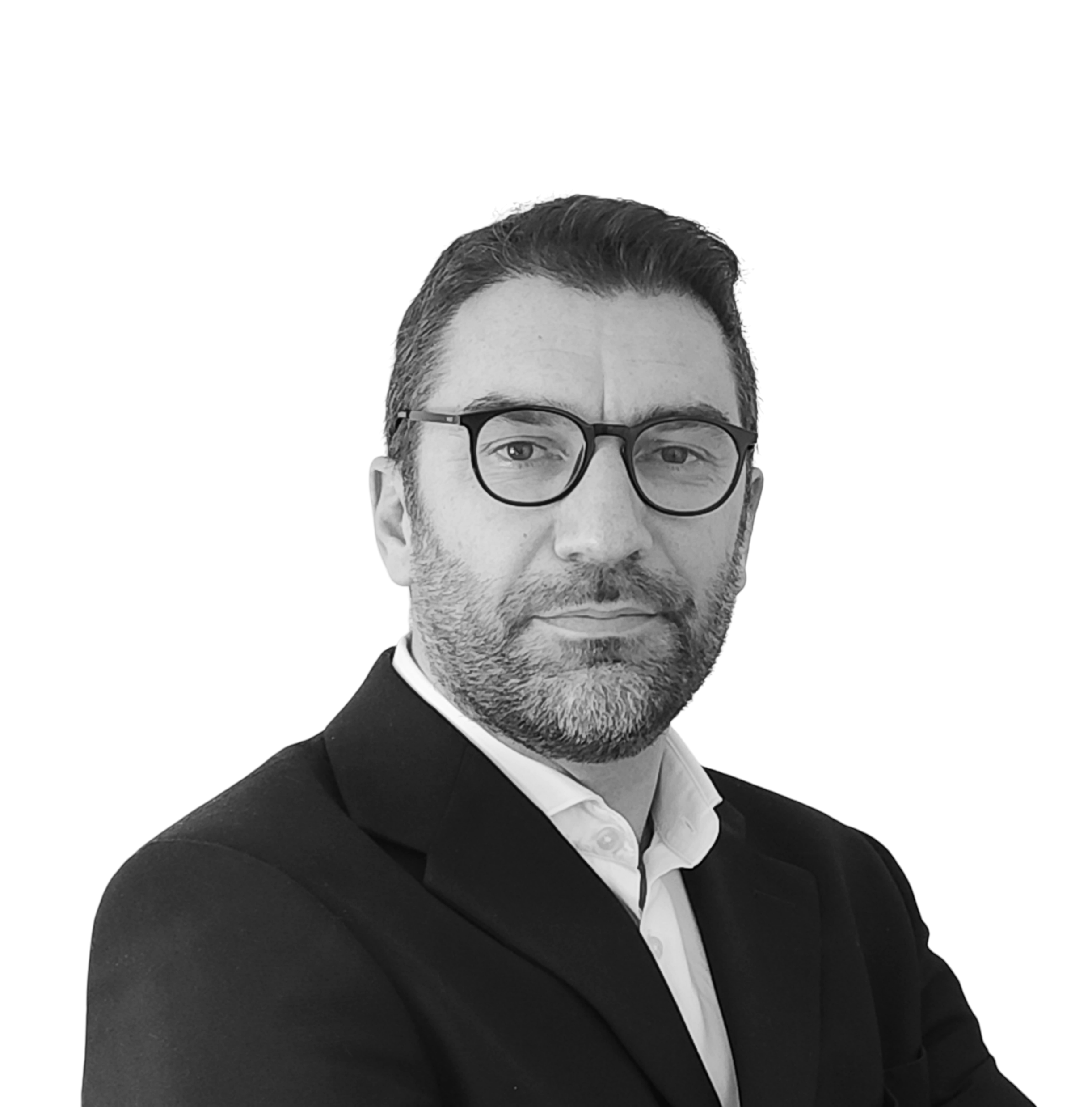 Retrato a preto e branco de Pedro Nunes